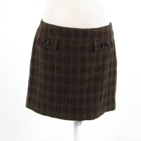 MICHAEL KORS Dresses & Skirts - Brown green MICHAEL KORS A-line skirt 10
